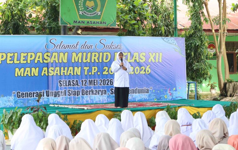 MAN Asahan Gelar Pelepasan Kelas XII Secara Sederhana