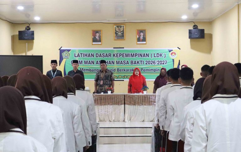 MAN Asahan Gelar LDK OSIM 2026/2027, Bentuk Jiwa Kepemimpinan Murid